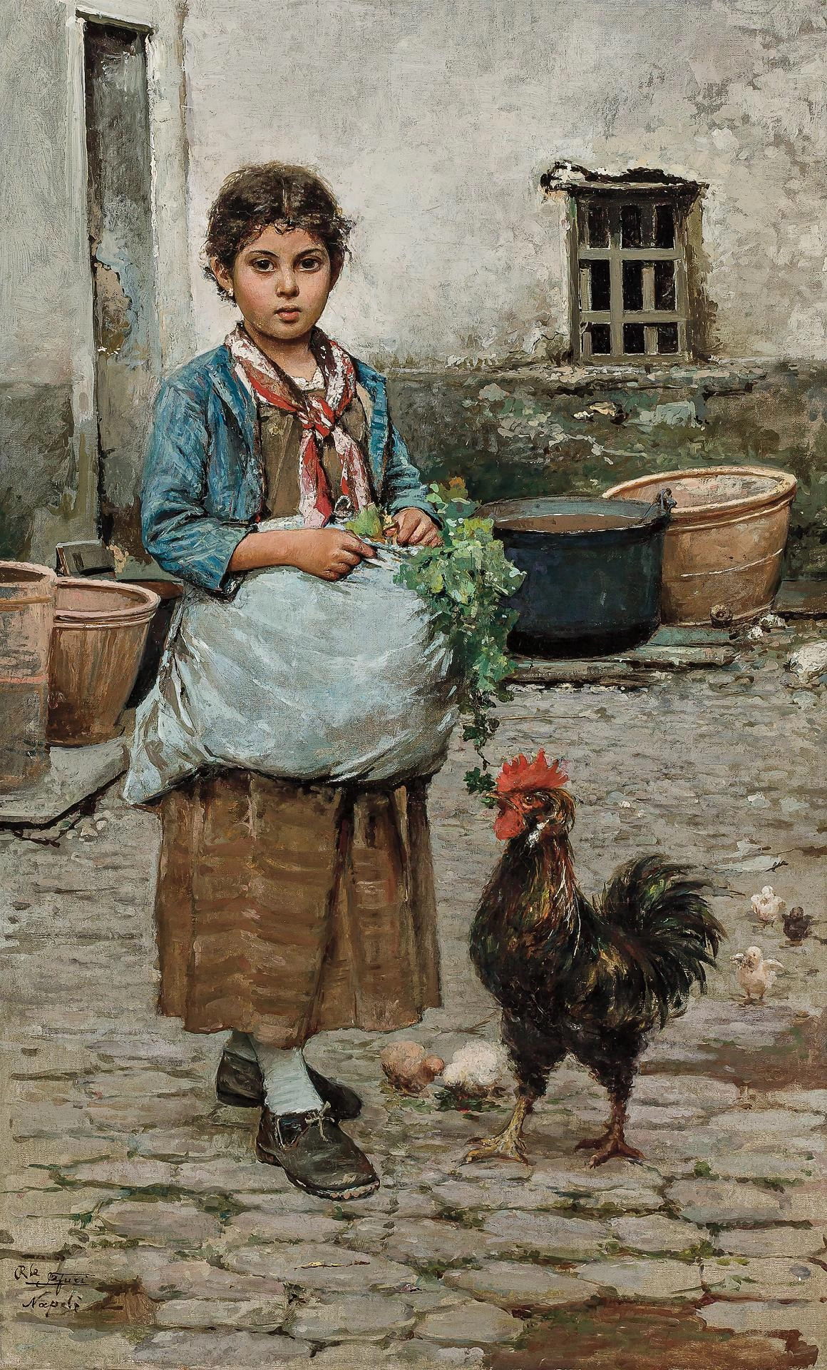 Dare da mangiare al gallo